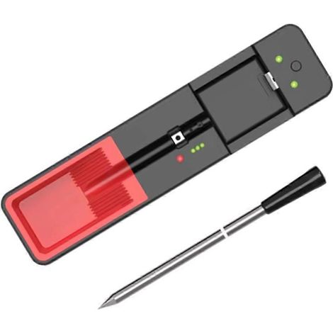 Thermomètre de barbecue Bluetooth sans fil, thermomètre à sonde pour viande, moniteur de température pour la cuisson en extérieur (1/3)