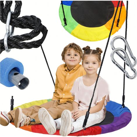 Balançoire enfant Nid d'Oiseau Extérieur 100cm (1/5)