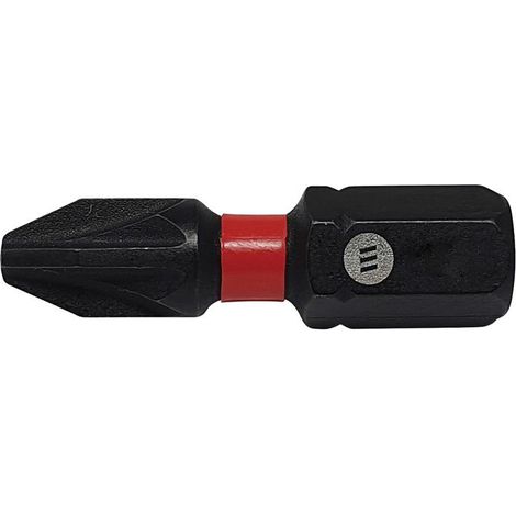 2 x ForgeFix ForgeFast Pozidriv Compatible Impact Bit PZ4 x 25mm FORFFPZ425