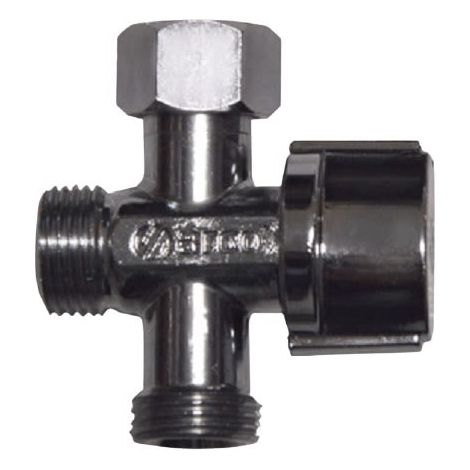 Valvola Wirquin 60720909 controllo facile arresto acqua cromata