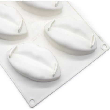 Moule à savon en forme de lèvres mignonnes pour gâteau, décoration et pâtisserie. (1/4)