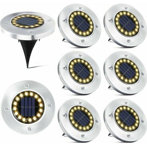 Spot lumineux solaire conçu pour éclairer efficacement les espaces extérieurs tels que jardins, allées, pelouses, terrasses ou cours idéal comme éclairage d’ambiance ou de sécurité nocturne. (1/5)