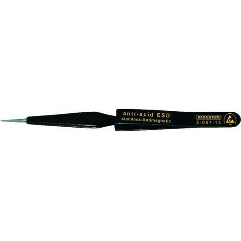 BERNSTEIN Tools for Electronics 5-057-13 Pinzetta SMD 31 SA Acuminate 120 mm