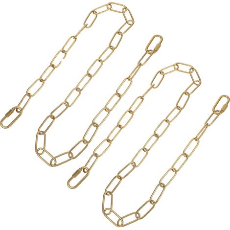 Chaîne Suspendre pour Lustre en Fer Doré, Lot de 2 Pièces (1/5)