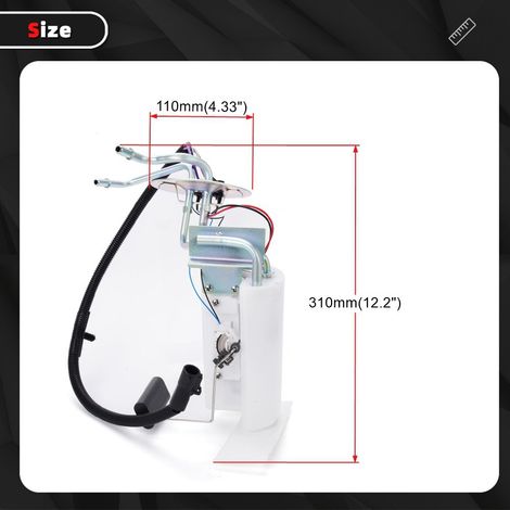 Automotive modification parts: Class A electric fuel pump module assembly with pressure sensor E3707M - FP055 (SP2005H SP2007H) (1/4)