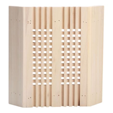 Abat-jour de sauna, abat-jour carré en bois, accessoire de sauna, lampe de sauna, housse de lampe de sauna, kit d'éclairage pour sauna, chambre à vapeur (1/4)