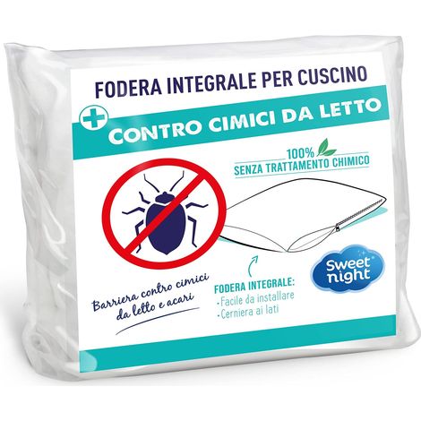 Sweet Night Copricuscini 40x60 cm Anti cimice e antiacaro Silenzioso Chiusura a cerniera Senza trattamento chimico (1/5)