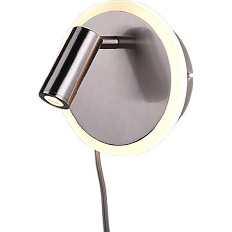 Applique murale JORDAN argent LED 7W 3000K Trio (1/5)