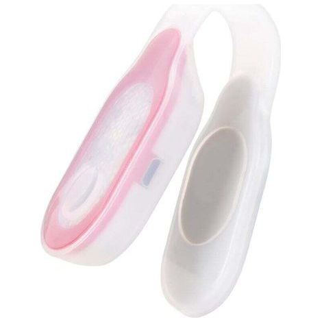 Clip-on nurse night light, 3 modes for night nurses, ideal for nighttime outdoor travel, rechargeable via USB and integrated battery (red light, white light) (1/4)