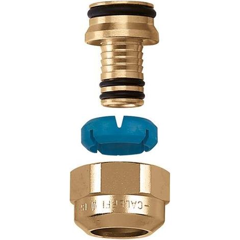Racor para tubería multicapa con funcionamiento continuo a alta temperatura Caleffi 6795  Ø16 x 2