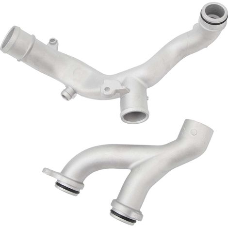 Kühlmittelauslassrohre LR090630 Aluminiumlegierung Kühler-Wasserkühlungssystem-Rohrsatz Ersatz für Jaguar F‑Type F‑Pace XF XE (1/5)