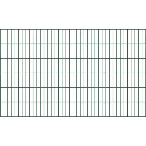 ALBERTS Doppelstab-Gittermatte, verz.grün, BxH2000x1200mm, Draht-Ø6/5/6, Masche50x200mm (1/3)