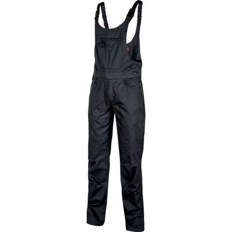 Salopette da Lavoro U-Power Atene - Tessuto U-4 Stretch Idrorepellente - Modello: BLACK CARBON - Taglia: M