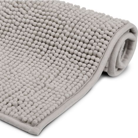 Tapis antidérapant absorbant - Paillasson 150x60 cm anthracite - Polypropylène résistant - Pour entrée et cuisine - Nettoyage facile - Anthracite (1/5)