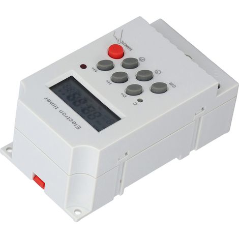 Elektronischer Zeitschalter DIN-Schiene LCD Mikrocomputer Elektronischer intelligenter Controller KG316TII (DC 12V) (1/5)