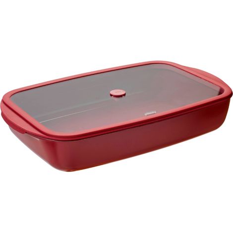 Plat à four rectangulaire 3.6l + couvercle - Pebbly - 40-PKV078 (1/2)