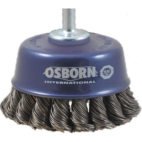 Brosse coupe Osborn 1004608151 65 mm fil 0,5 mm (1/4)
