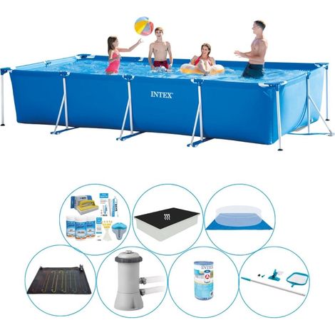 Intex Piscine Tubulaire Rectangulaire - 450x220x84 cm - 7-pièces  S20071 (1/5)