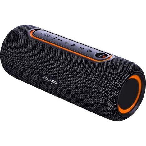 Enceinte Nomade LEDWOOD XTREM140 LD-XT140BT-BLACK, 100W / 10W RMS, Bluetooth 5.0, TWS - Etanche IPX5, Autonomie 6H (1/3)