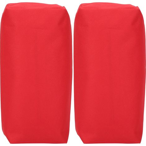 2pcs Sac de Rangement pour Outils avec Poignée, Organisateur Portable Taille S Rouge pour Bricolage