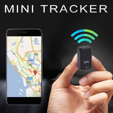 Mini localisateur GPS magnétique portable avec enregistreur vocal et fonction alarme, suivi en temps réel, dispositif de repérage compact pour voiture et objets. (1/4)