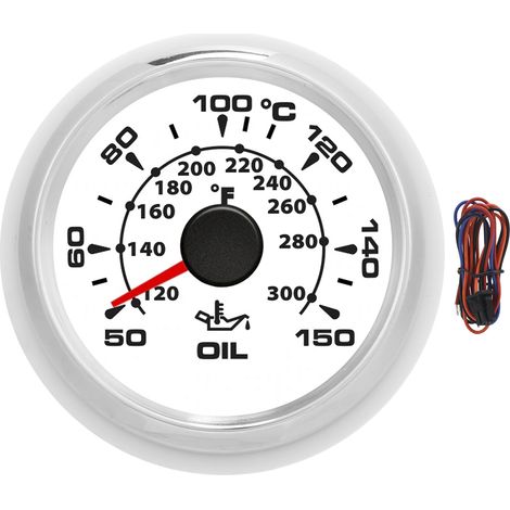 Digitales 2-in-1-Öltemperaturmessgerät, Widerstand 361-19 Ohm, Anzeige 50-150°C, 8-farbige Hintergrundbeleuchtung, wasserdicht nach IP67. (1/5)