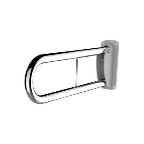 Barre relevable sans béquille d=32 650 mm inox brossé (1/2)