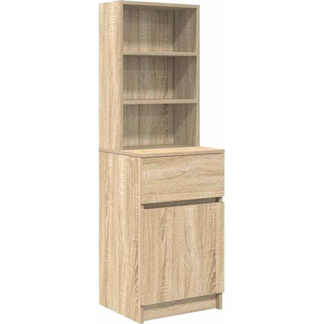 Maison Exclusive - Nachttisch Sonoma-Eiche 39x35x125 cm Holzwerks