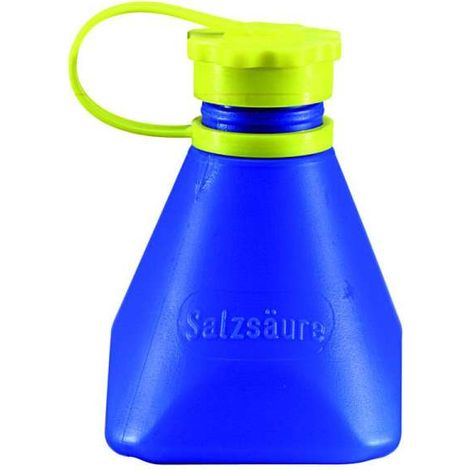 FREUND Salzsäure-/Lötwasserflasche Salzsäureflasche, Ausführung mit Auslaufstopp, blau 03330001
