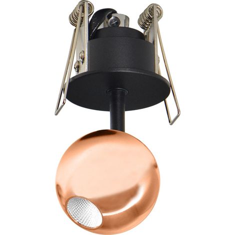 Faretto LED da incasso a soffitto Beneito & Faure Mini Bora Recessed 4,5W, fascio 38°, 2700K, colore Oro Rosa, orientabile - Beneito & Faure