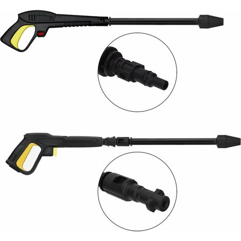 Piet à eau haute pression avec lance à jet variable et lance rotative, compatible avec les nettoyeurs haute pression Lavor (1/4)