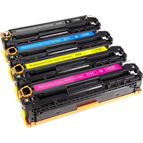 Pack de Cartouches de Toners Compatibles HP 212X, W2120X, W2121X, W2122X, W2123X pour Imprimantes Color LaserJet Entreprise