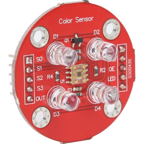 Farberkennungsmodul DIY Farberkennungssensorplatine TCS3200D/TCS230 DC 3,3-5V (1/5)