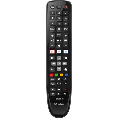 Meliconi Gumbody Personal 4 plus mando a distancia IR inalámbrico TV Botones (1/3)