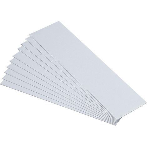 10Pcs Tôle D'Acier Galvanisée, 10x3cm Panneaux de Tôle D'Acier Galvanisés 0.5mm Épais Feuille de Connecteur en Bois Métallique pour la Fixation Des Solins de Toit, Réparation (1/5)