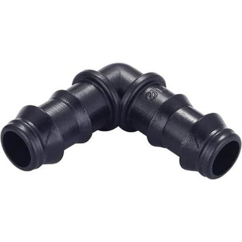 Coude - 16 mm - Raccord d'arrosage - Angle 90 degrés - 4 unités (1/2)