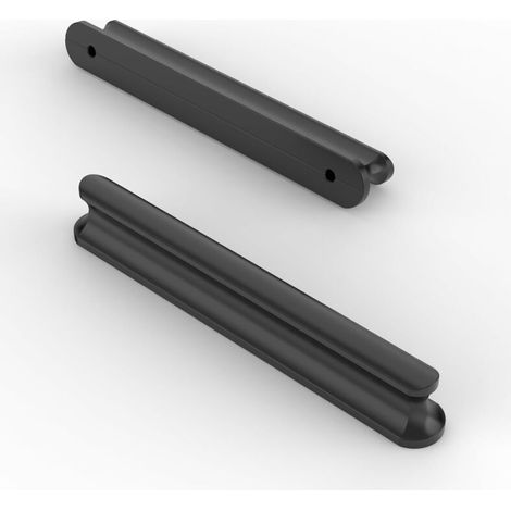[NIEMALS VERWENDET] Set mit 10 Schwarz Schubladengriffe Metall Schrankgriffe mit Schrauben Moderne Türgriffe für Kommode Küchenschränke Schreibtische - 96mm