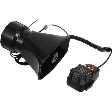 100w Mégaphone pour Véhicule à Sept Sons Système Avertisseur Sonore Alarme Puissante pour Camions et Voitures (1/5)