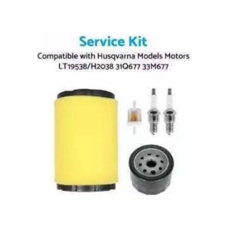 Compatible with Briggs 793569 air filter, 696854 and 492932 oil filter and spark plug oil filter kit. (1/4)