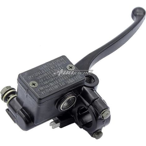 Levier de maître-cylindre de frein avant droit 7/8 pouce pour moteurs de quad, moto tout-terrain, scooter électrique et cyclomoteur GY6 50cc, 125cc et 150cc. (1/5)