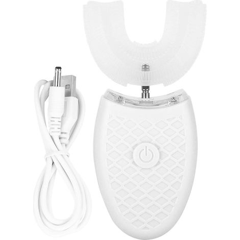 Brosse à dents électrique en forme de U pour adultes, brosse à dents autonettoyante, brosse à dents électrique automatique, brosse à dents nettoyante, pour une bouche fraîche (1/5)