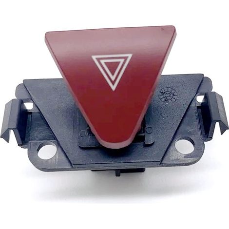 Suitable for Peugeot 307 hazard warning light switch and central door lock switch 6554J7 6554C4 6554F3, integrating hazard warning light and door lock control, push button type, controls emergency lig (1/4)