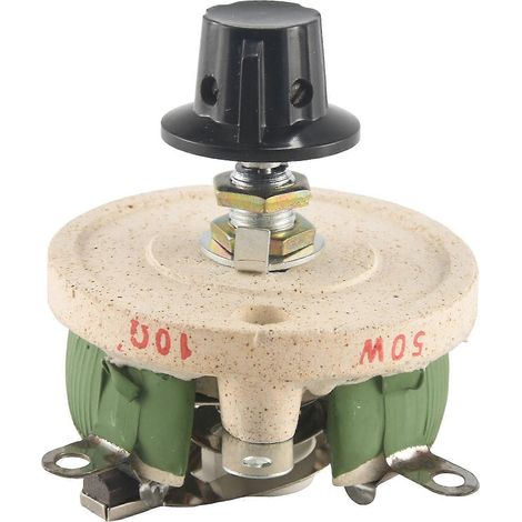 Potentiomètre céramique 50 W 10 ohms à variation de puissance, rhéostat p20241126867 (1/5)