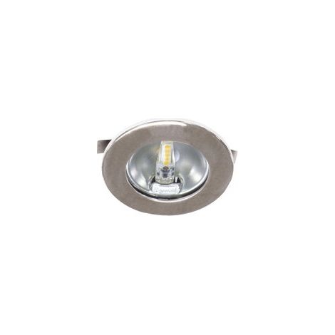spot encastré à led - aric s307 - 1.8w - 3000k - chromé - aric 50774 (1/4)