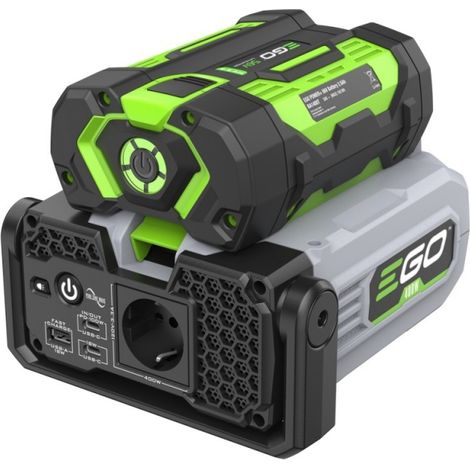 Ego Power+ – Convertisseur de tension transportable 5000W – Courant 230V AC – Batterie Lithium-ion 56V incluse – Usage chantier et extérieur (1/4)