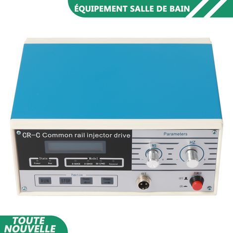 WAOBDLA Kit de testeur d'injecteur de rail commun multifonctionnel d'affichage numérique CR-C pour tester divers injecteurs de solenoïdes (1/5)