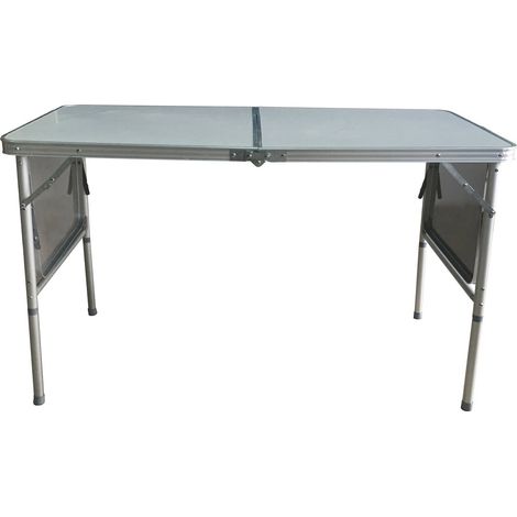 Table Pliante Avec Rallonges 120 X 60 X 40/70 Cm - Midland (1/5)