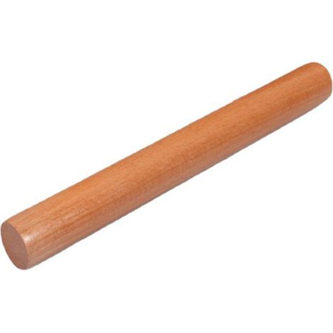 Multifunktionales Nudelholz aus Holz, Teigroller, geeignet für Küche und Backen, hellbraun.