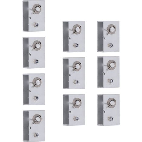 10 Stück Elektrozaun-Drahtspanner aus Aluminiumlegierung, Inline-Spannvorrichtung mit Diebstahlalarm für mehr Sicherheit auf dem Bauernhof (1/5)
