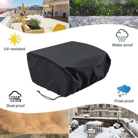 Housse de Protection pour Plancha en Tissu Oxford 420D - Taille 84x60x32 cm - Imperméable, Anti-UV et 84×60×32CM (1/4)